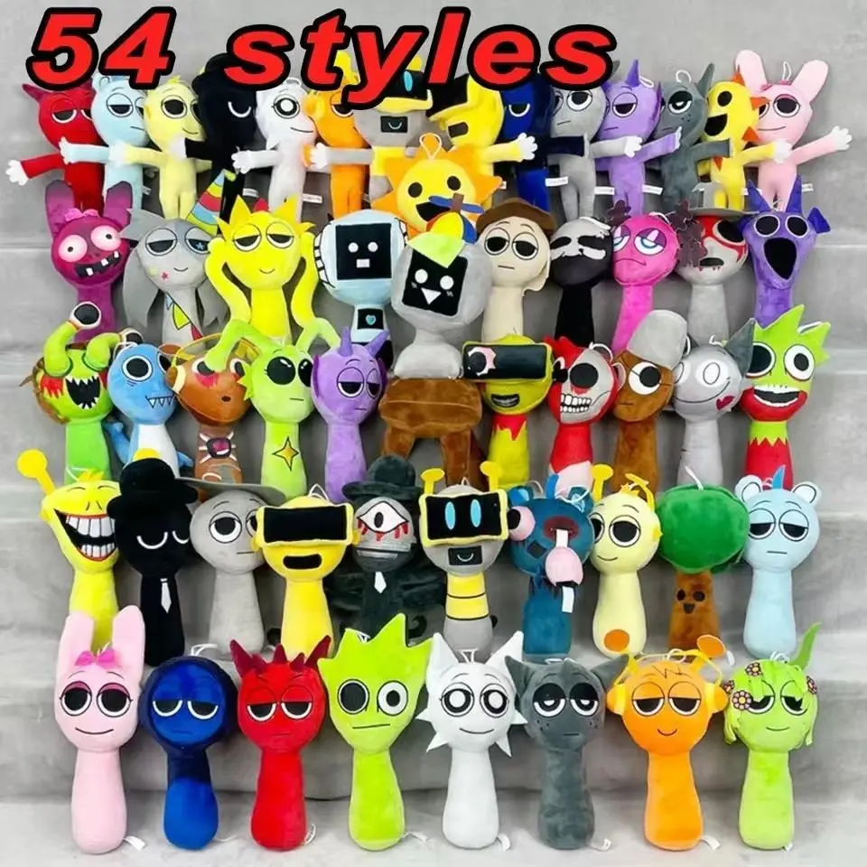 2026 New hot item Sprunki Plush Toy Set Sprunky peluche Plushie Soft Hot Game Cartoon Stuff Animal Horror Monster Doll For Birthday Christmas Gift