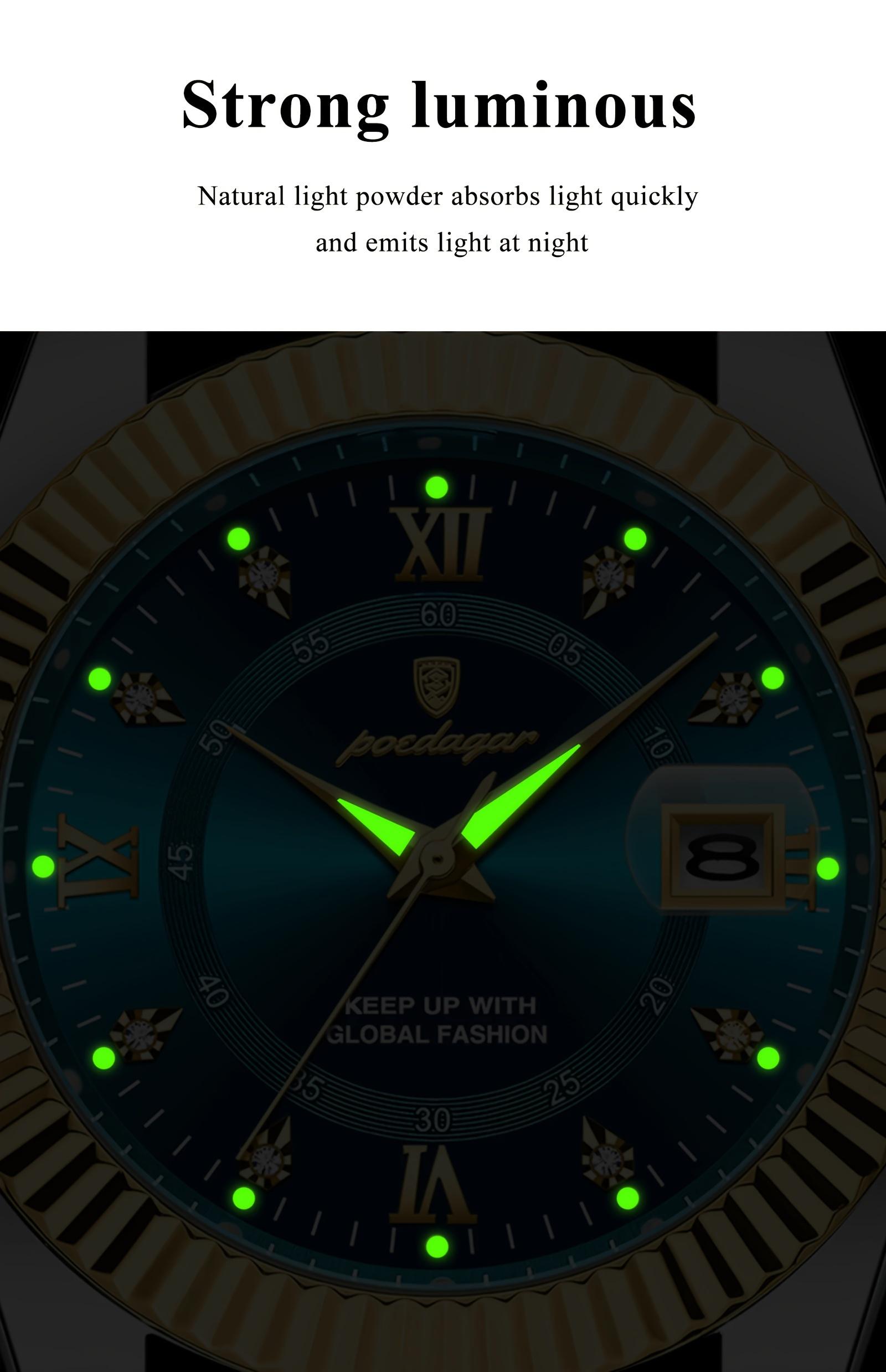 Men's Round Dial Quartz Watch, Business Fashion Watches for Party, Daily Clothing Decor, Trendy All-match & Exquisite Watch for Birthday Gift with Box