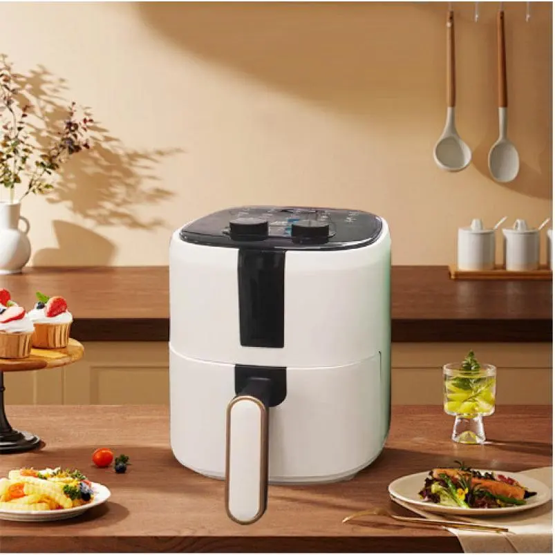 Smart Air Fryer - 28x32cm, Large Capacity, Oil-Free Fry, Smokeless, Multi-Cook Mode, Plastic & Metal Multifunctional Home Cooking Pot