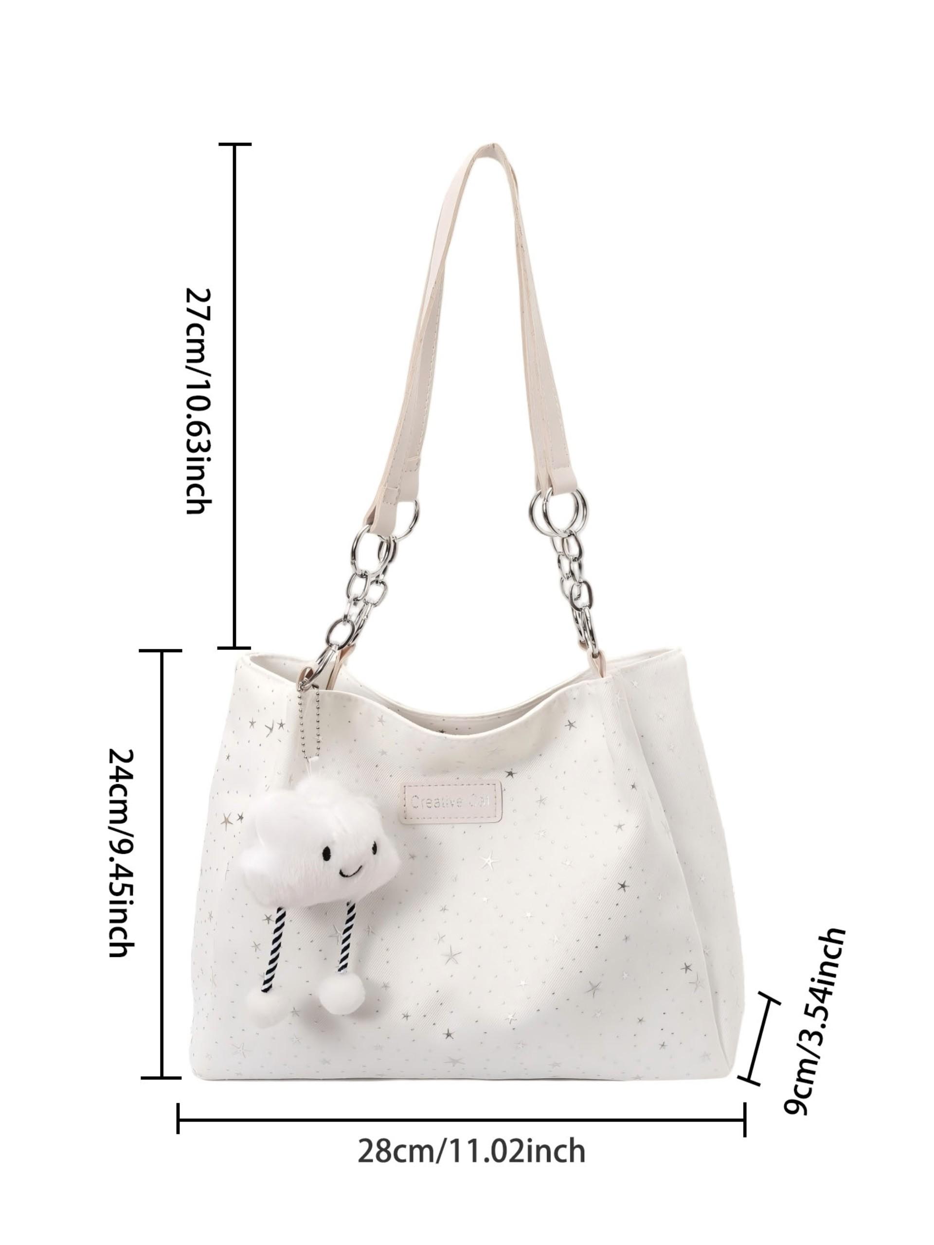 2026 New Korean Style Tote Bag, High-End Unique Design, Large Capacity Commuter Shoulder Bag, Fashionable and Versatile for Urban Women