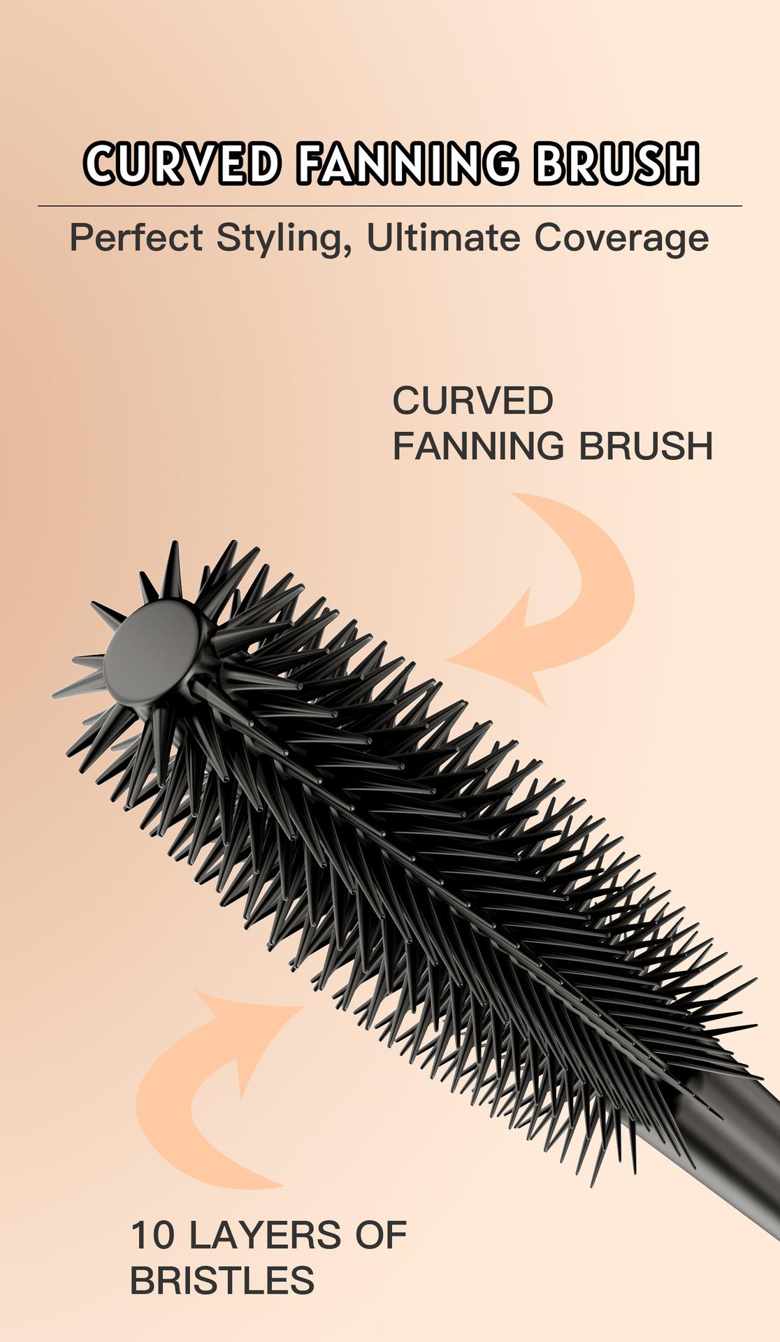 QIC Royal Crown Mascara 5D Fanning Effect for Sky-High Lashes! Achieve Length, Curl & Volume in One Swipe, The Secret to Fluffy Doll Lashes #mascara #makeuptok