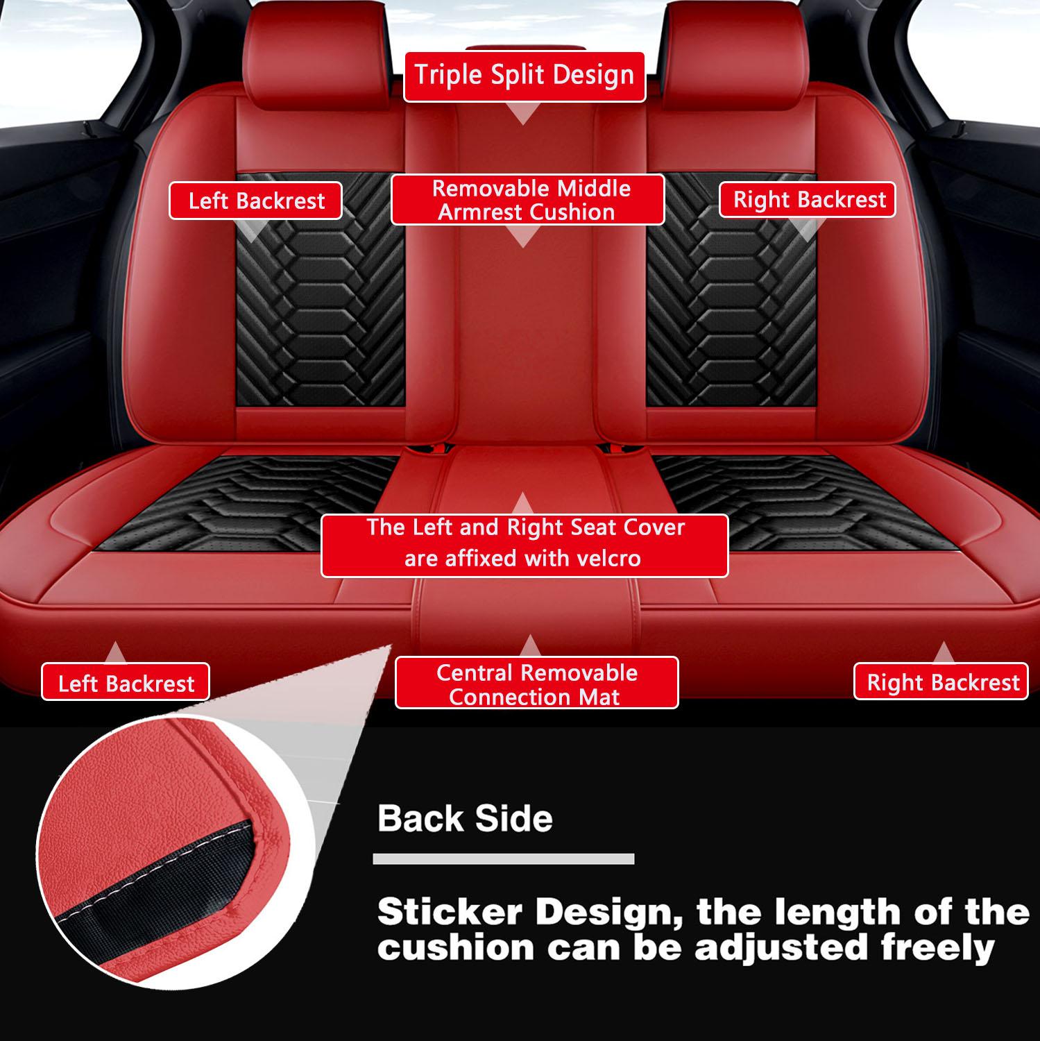 Pickup Seat Covers For Chevrolet Chevy Silverado GMC Sierra 2007-2024 2025 2026 1500 2500HD 3500HD Crew Cab,Front Seat Full Coverage For Chevrolet Truck Car Interior Accessories