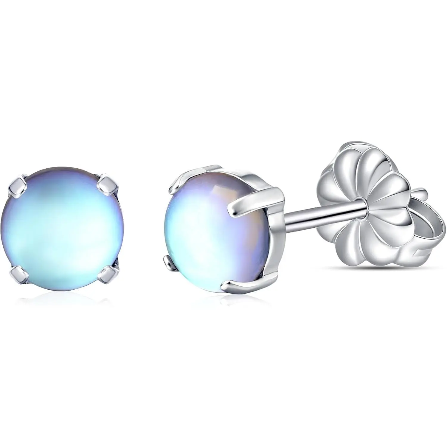 Hypoallergenic Pure Titanium Stud Earrings, F136 Implant Grade Delicate Jewelry for Sensitive Ears