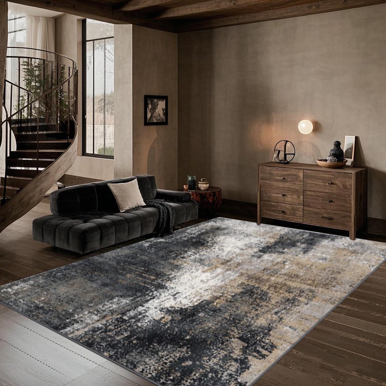 Velvet soft and comfortable patterned printed carpet, suitable for multiple scenarios, available in various sizes, soft and non-shedding, Boho area rug, Modern abstract rug, Geometric pattern rug, Home decorative rug, Boho rugs