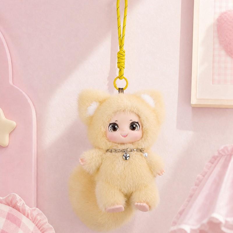 Cute Fox Plush Doll Series, Adorable Vinyl Plush Gift for Fans and Collectors, Fun Collection Item for Kids and Adults