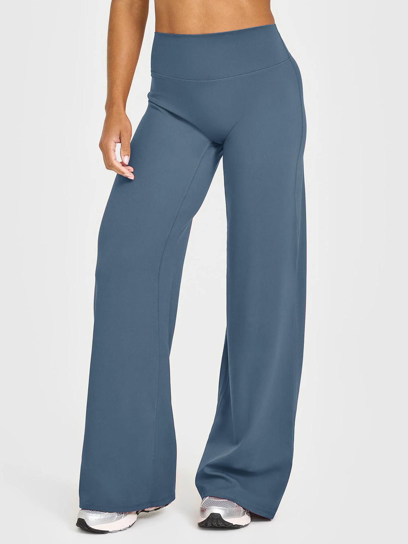 30‘’ Inseam Loose Casual Straight Leg Leggings for Women, [Fit for Height 5‘25''-5’45‘’]; Workout Leggings Womens No Front Seam Straight Leggings High Waist Buttery Gym Yoga Pants, Yoga Pants Women High Waist Stretch Casual Soft Straight Leg Bottoms