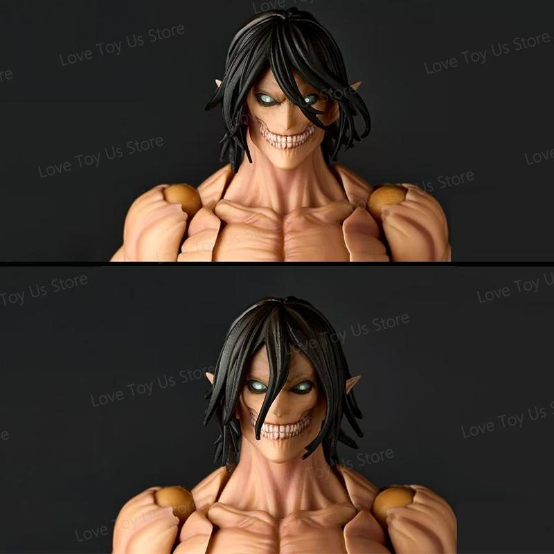 Armored Titan Figure – Revoltech Amazing Yamaguchi Attack on Titan – Movable Anime Action Figure Toy