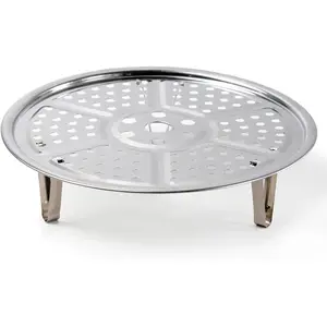 Steamer Rack, Premium Stainless Steel Steamers Rack with Removable Stand, 8.7 Inches Pot Steaming Tray，It fits cookware with an inner diameter of 9 inches or bigger