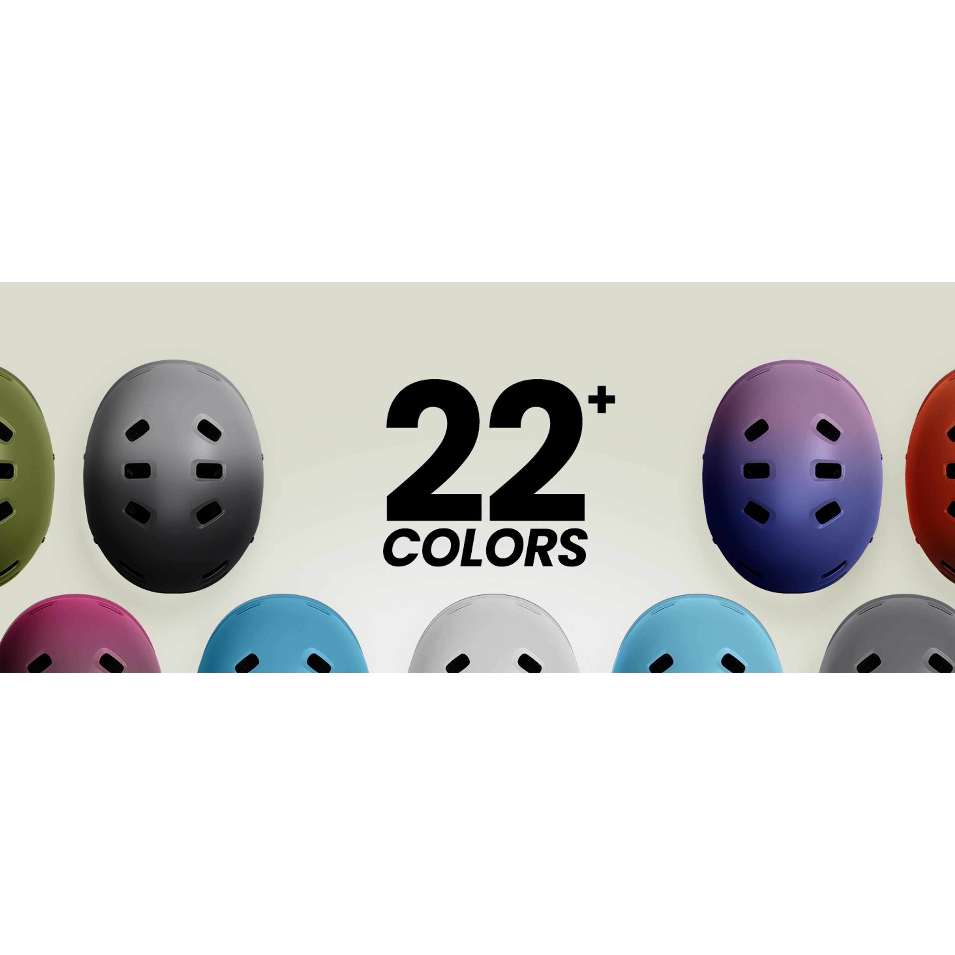 Skateboard Bike Helmet for Adults, Youth & Kids | Two Removable Liners, Ventilated Certified Multi-Sport Helmet for Scooter, Cycling, Roller Skating & E-BikeGift