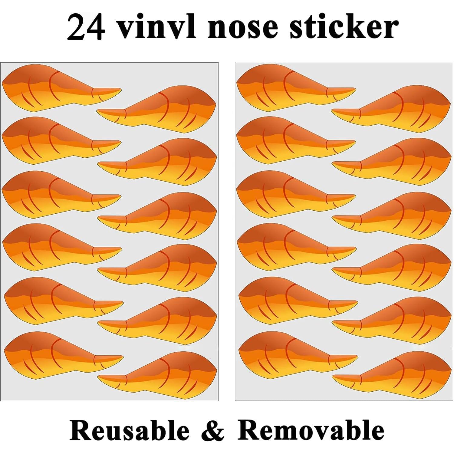 Pin The Nose  The Snowman  for  Christmas Party  for  Snowman Pin  with 24 count Nose Stickers Birthday Party Supplies Activities