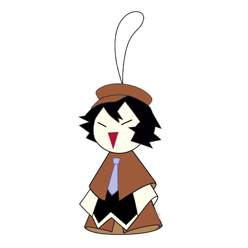 Bungou Stray Dogs Plush Pendant Keychain Dazai Osamu Nakahara Chuuya Ryunosuke Akutagawa Edogawa Rampo Anime Cosplay Gift