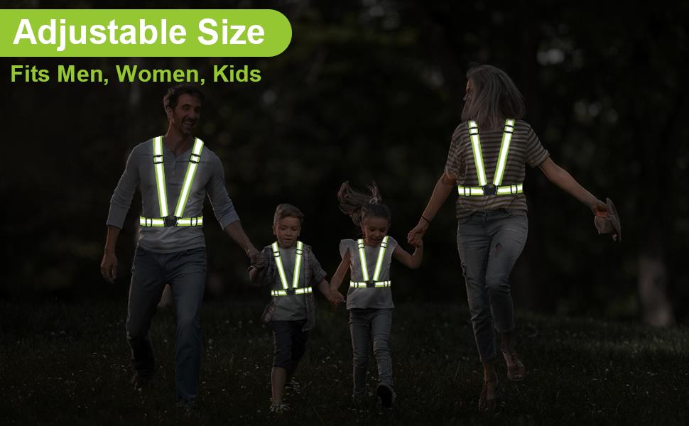 Reflective Safety Vest (2pcs) - High Visibility Vest Adjustable Straps for Outdoor Jogging, Cycling, Walking and Riding,TikTokShopBlackFriday
