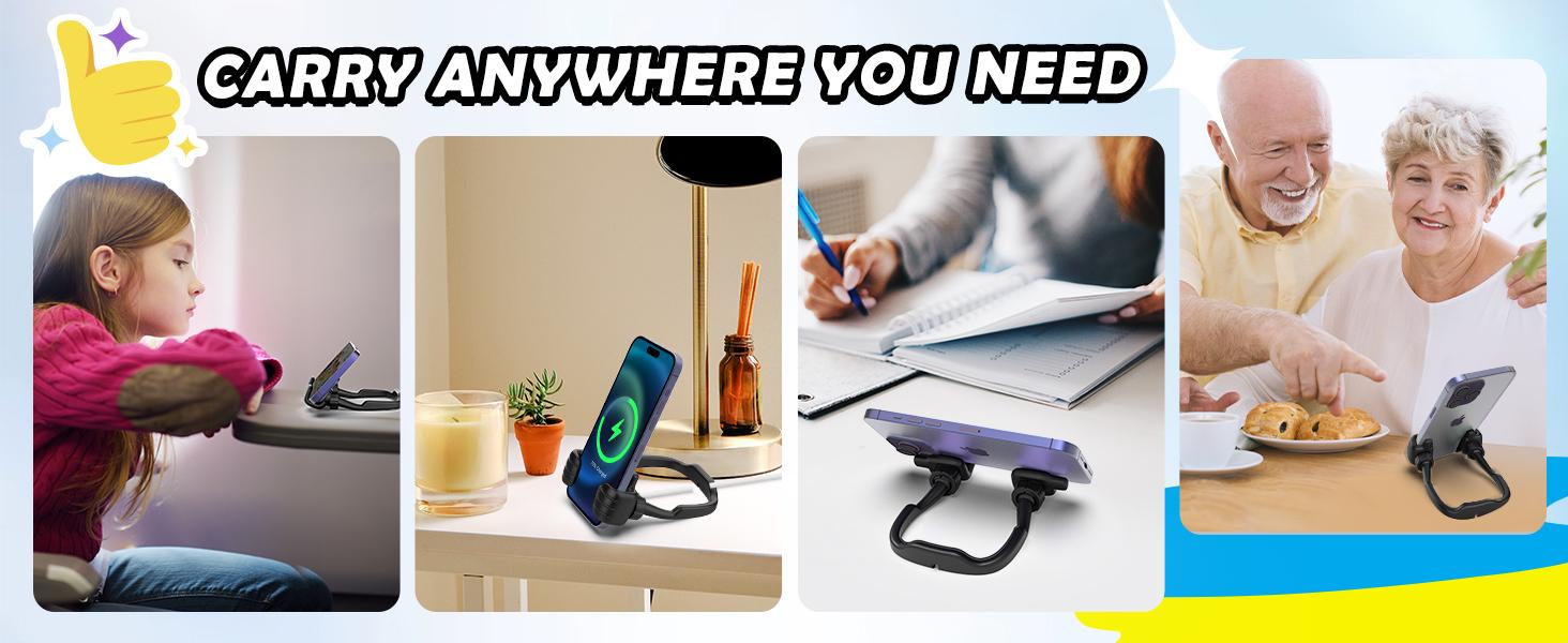 CALDEVER Cell Phone Stand Thumbs Up Easter Basket Stuffers for Teens Boys Girls Kids: Upgrade Adjustable Lazy Cell Phone Holder for Desk Cool Gadgets Fun Easter Gifts for Adults Men Women Teenagers CALDEVER Cell Phone Stand Thumbs Up Easter Basket Stuffers for Teens Boys Girls Kids: Upgrade Adjustable Lazy Cell Phone Holder for Desk Cool Gadgets Fun Easter Gifts for Adults Men Women Teenagers