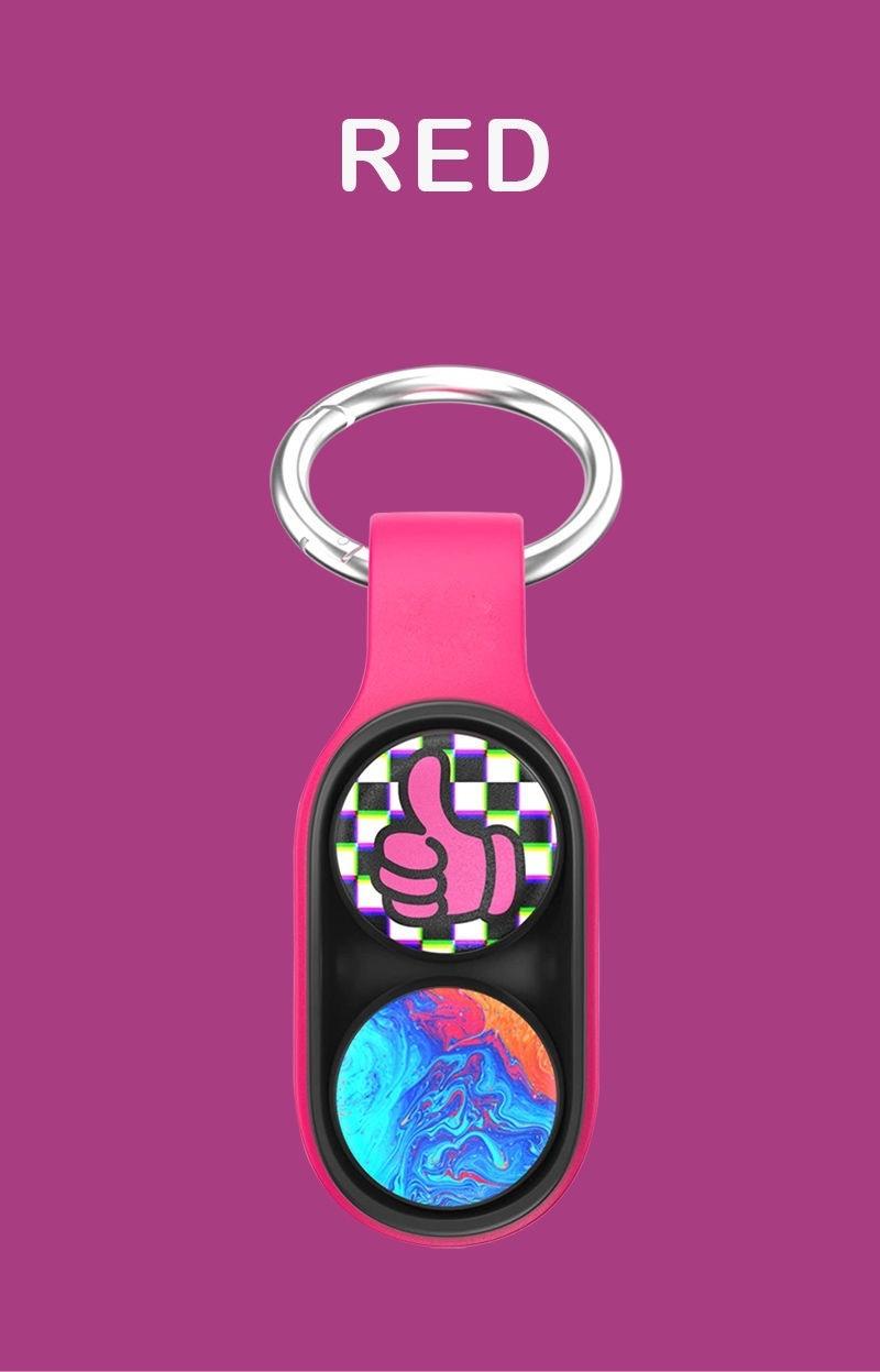 New Finger Stress Relief Keychain, Technology Novelty Boredom Reducer Toy, Unique Anxiety Release Accessory