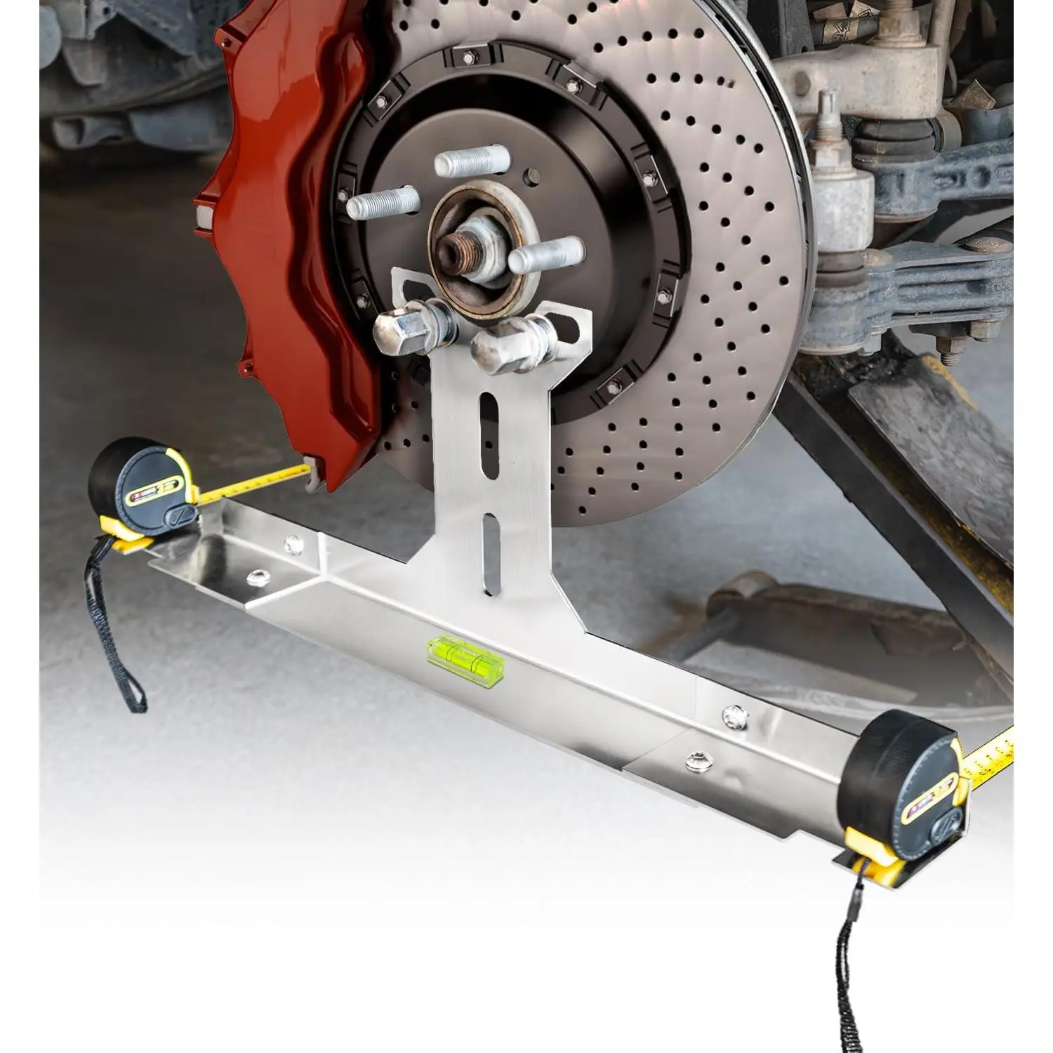 Wheel Alignment Tool for DIY  Adjustment, Stainless Steel  Alignment Plates Allow  , Easy Way to Check  in/Out, Fits   & ( Design)