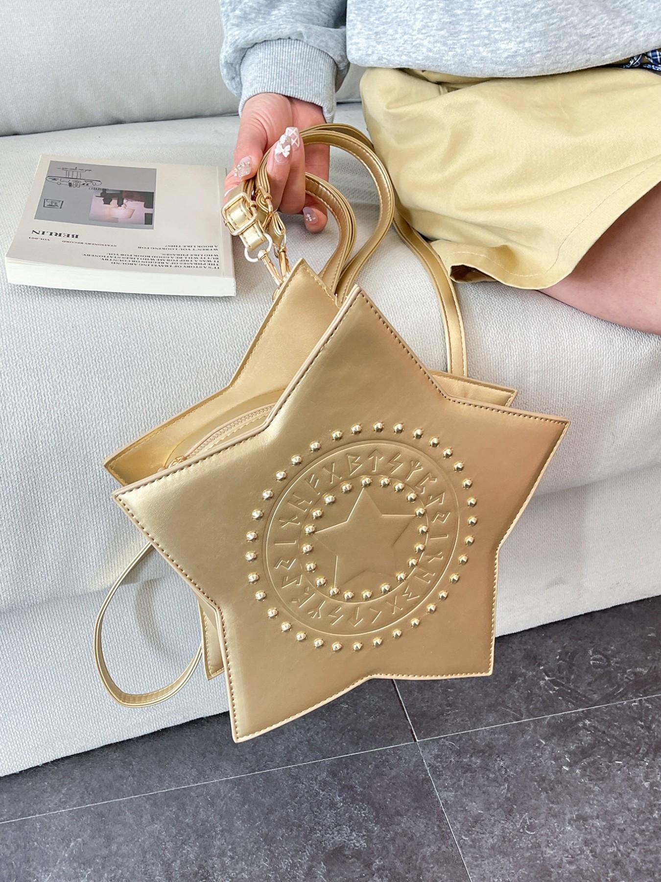 Trendy Star Crossbody Shoulder Bag, 2026 New Fashionable PU Material, Casual Style for All Seasons, Ideal for Travel and Daily Use