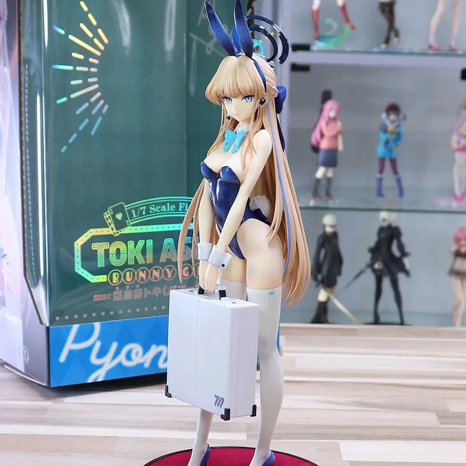 Original Blue Archive Anime Figure Asuma Toki Figures Bunny Girl Figurine Models Statue Doll Collection Decoration Toys Gifts