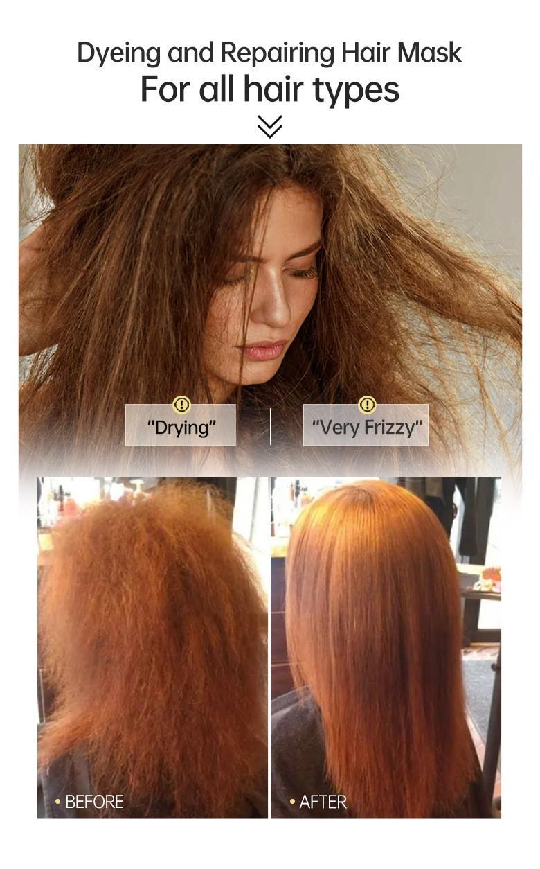 Hair Mask Conditioner, 1 Box No Steaming & No Washing Hair Mask, Hair Care & Styling Product for Dry & Damaged Hair, Hair Care Product for Women & Men, Shampoo