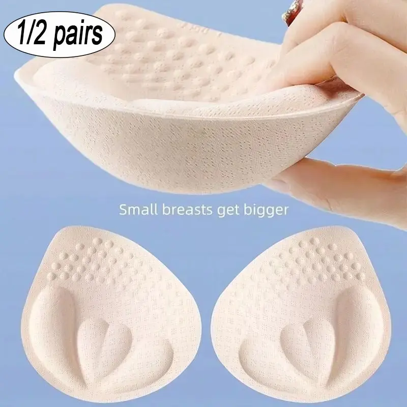 Thickened 4cm Bra Pads, Detachable Cup Inserts, Removable Bra Pad, Washable Push-Up Pads, Women's Underwear Accessories, Comfortable and Stylish
