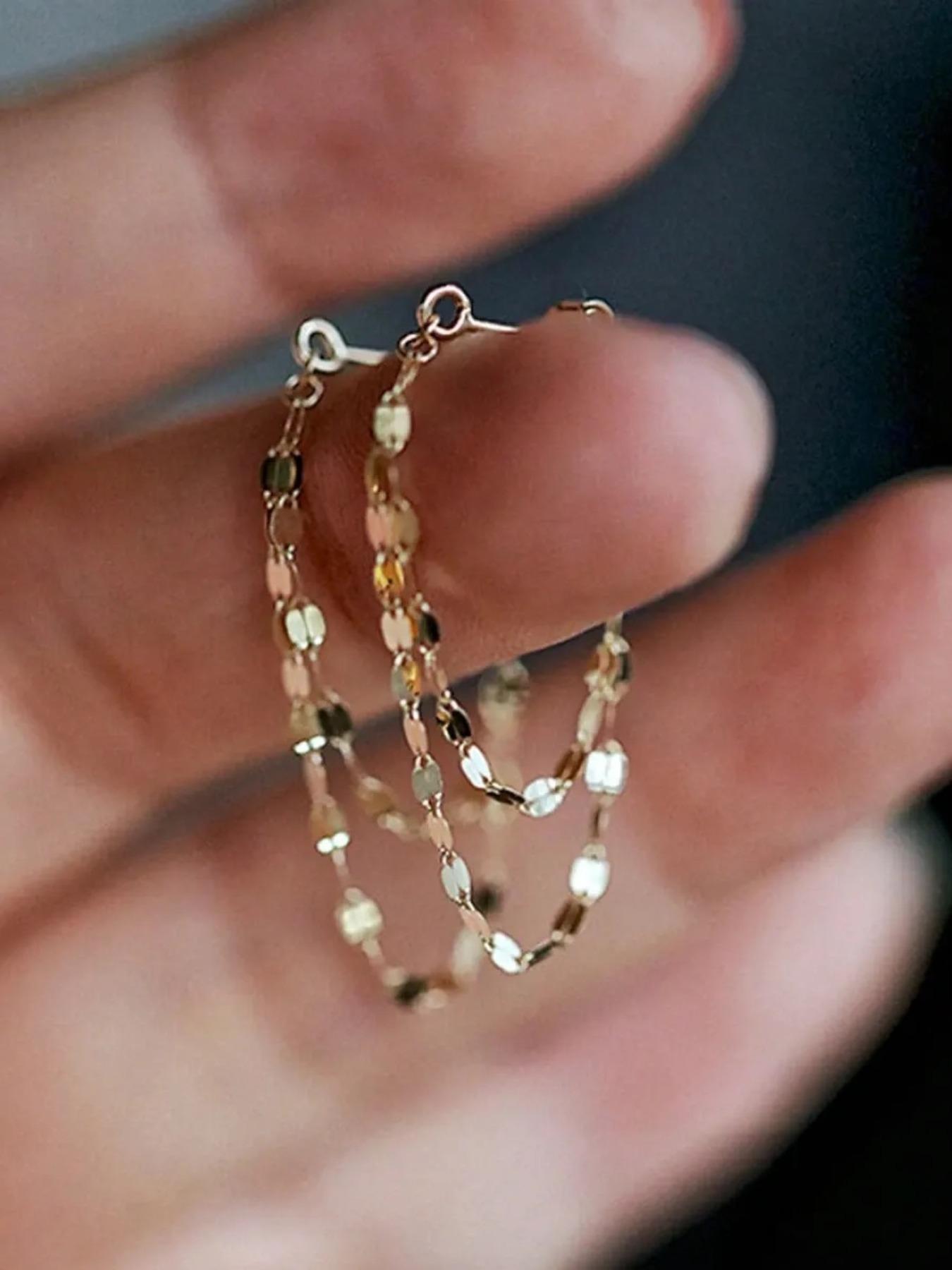 Bohemian Style Dangle Earrings for Women, Elegant Simple Design, Perfect for Casual Wear & Daily Use, Unique Personalized Jewelry Gift