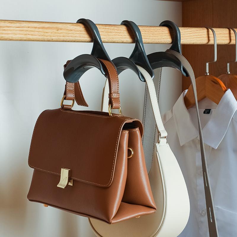 5 bags, exclusive hangers to prevent bag deformation hooks, Japanese style bedroom wardrobes, backpacks, scarves, multi-purpose arched hangers