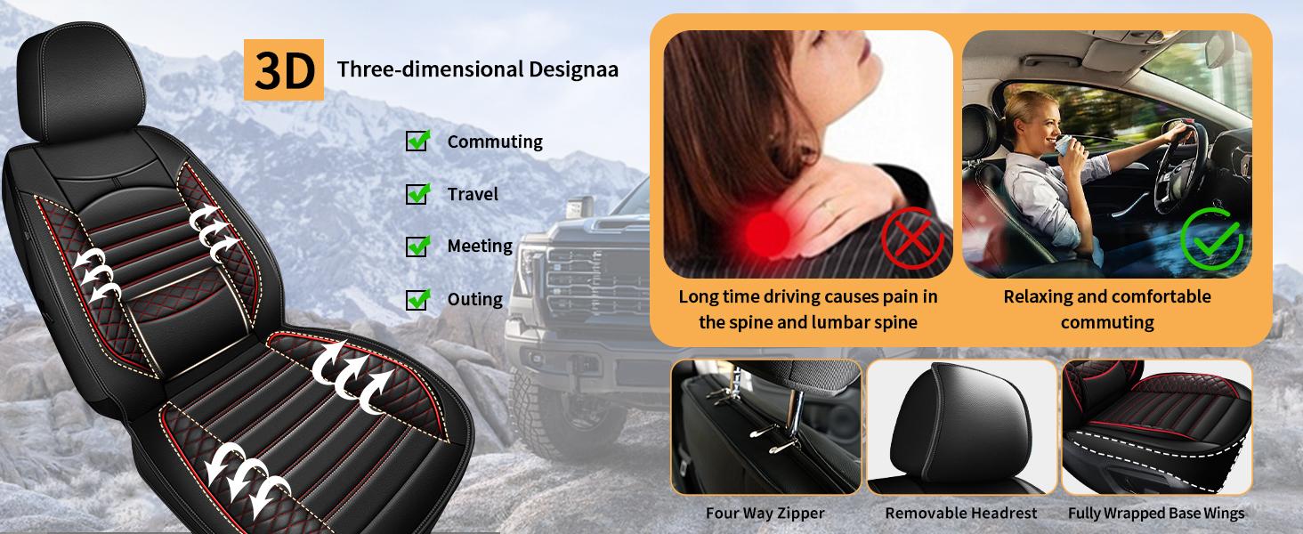 For Chevy Silverado/GMC Sierra 1500250013500HD 2019 202020212022202320242025 2026 Red Lines Custom Car 5-Seat CoversFull Set Waterproof Fuax Leather Full CoverageFront & Rear Full Set All inclusive Customed CarCushions Automotive Truck For Chevy Silverado/GMC Sierra 1500250013500HD 2019 202020212022202320242025 2026 Red Lines Custom Car 5-Seat CoversFull Set Waterproof Fuax Leather Full CoverageFront & Rear Full Set All inclusive Customed CarCushions Automotive Truck