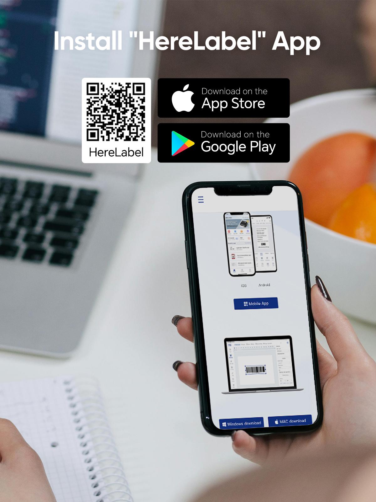 Bluetooth Thermal Shipping Label Printer for Phones, 4x6 Printer Supporting Windows Mac iOS and Android, Thermal Printer for Small Business Shipping Packages, Compatible with eBay Amazon UPS and USPS Bluetooth Thermal Shipping Label Printer for Phones, 4x6 Printer Supporting Windows Mac iOS and Android, Thermal Printer for Small Business Shipping Packages, Compatible with eBay Amazon UPS and USPS