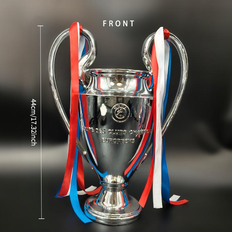 Paris Saint-Germain Uefa Champions League Resin Trophy Cup, Engraved Winners List, Ideal for Soccer Fans & Office Decor