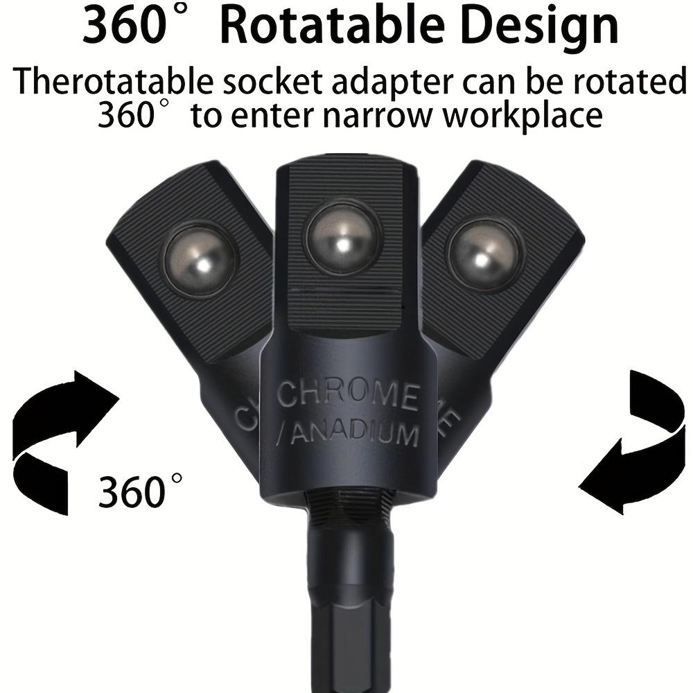 Hexagonal Quick Connector Conversion Head, Combination Pack, Heavy Duty, Tool Accessories