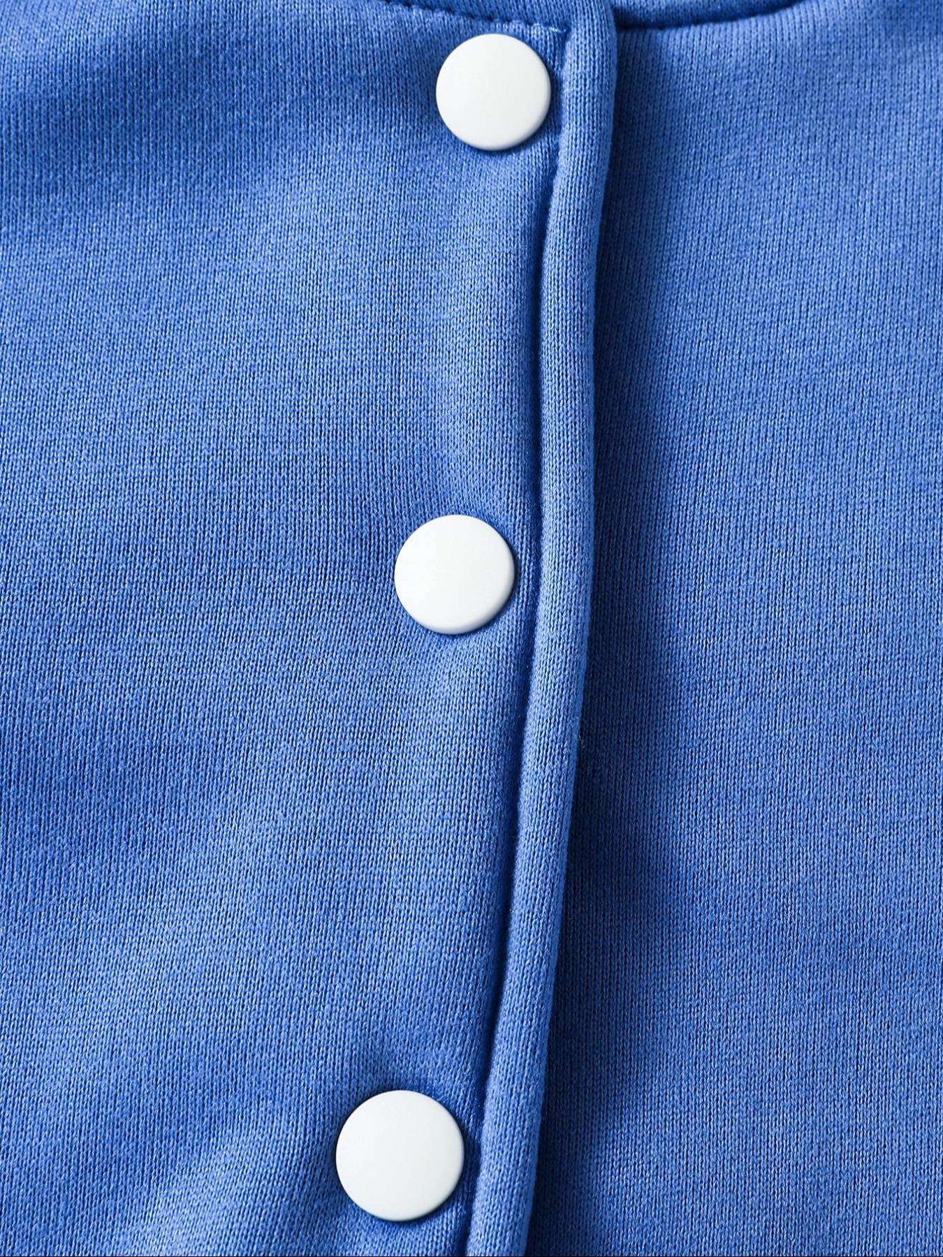 KPOP – The Huntress Girl Group  Girls' Short Baseball Coat, Cartoon Pattern Design, Elastic Fabric, Casual Sports School Uniform, Fall & Winter Outerwear, Casual Cute Outerwear