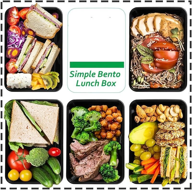 20/50pcs Leak-Proof Meal Prep Storage Box with Lid, 500ML Food-Grade Plastic, Stackable, Ideal for Healthy Outing Crisper