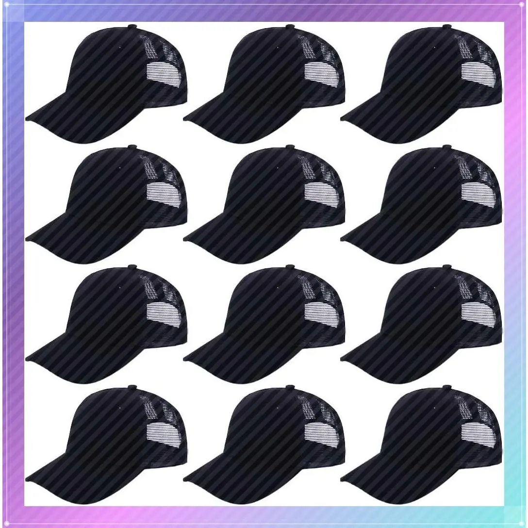 12 Pack Mesh Trucker Hats - Bulk Baseball Caps for Men & Women, Wholesale LotGift
