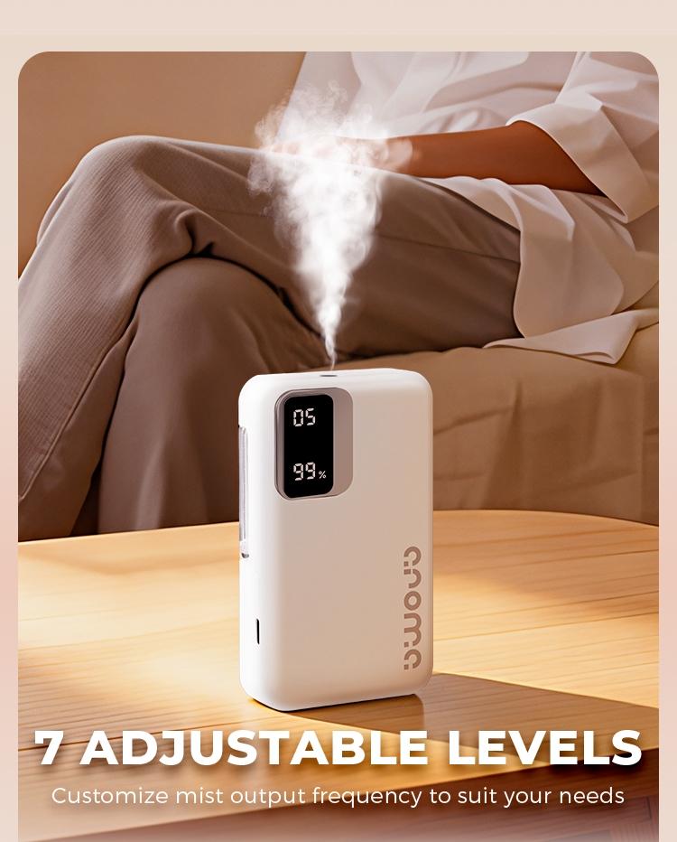 Smart Automatic Essential Oil Diffuser Aromatherapy, Wall-Mounted Humidifier for Bathroom and Office, Compact Design, Atomization Working Mode