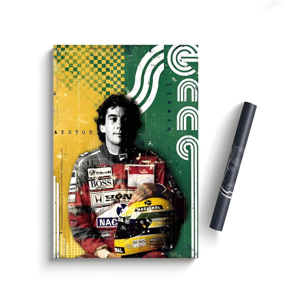 A-Ayrton S-Senna Classic Poster Bedroom Home Decor Art Poster Perfect Gift for Family and Friends