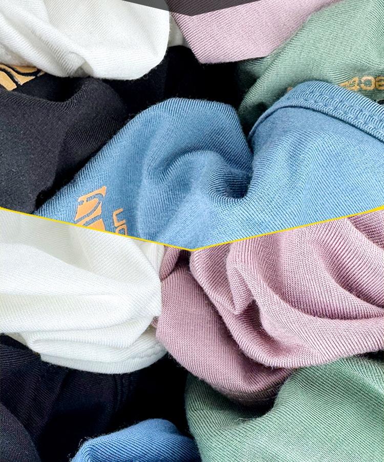 6pcs Men's Thong Panties Ultra-Sexy Seamless Non-Shift Modal Lightweight Bikini Erotic Trousers, 6 Pairs Set, All Seasons