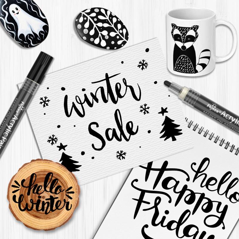 Black White Gold SilveryAcrylic Paint Pens, Acrylic Paint Markers Art Markers Pen 0.7 mm Extra Fine, 3 mm Medium Tip, Waterproof Paint Pens for Rock Painting Ceramic Glass Canvas Mug Metal Wood DIY Supplies Black White Gold SilveryAcrylic Paint Pens, Acrylic Paint Markers Art Markers Pen 0.7 mm Extra Fine, 3 mm Medium Tip, Waterproof Paint Pens for Rock Painting Ceramic Glass Canvas Mug Metal Wood DIY Supplies