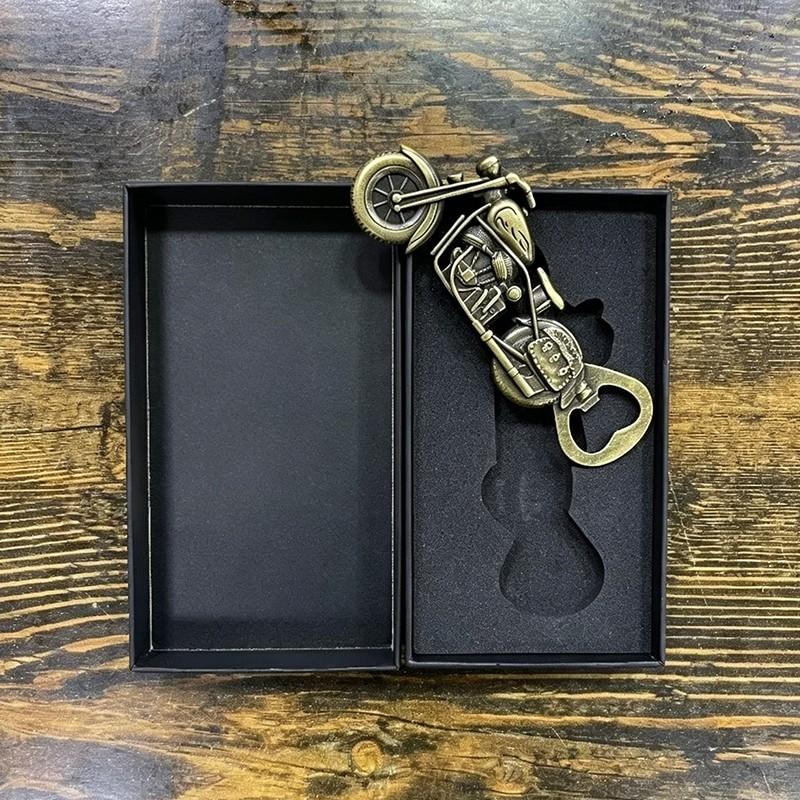 Vintage Motorcycle Bottle Opener, Intricate Design, Perfect Gift for Motorcycle Enthusiasts, Ideal for Party Events, Single Pack