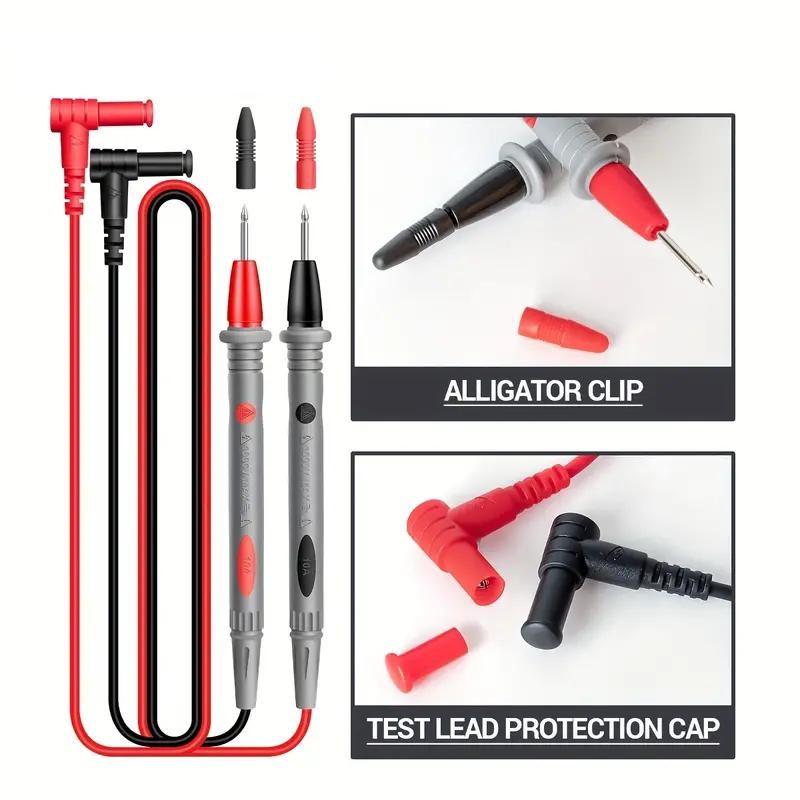 Digital Clamp Meter St180 4000 Counts, Multimeter Clip Voltmeter Ac Dc Voltage Current Tester, Universal Instrument Test Tool