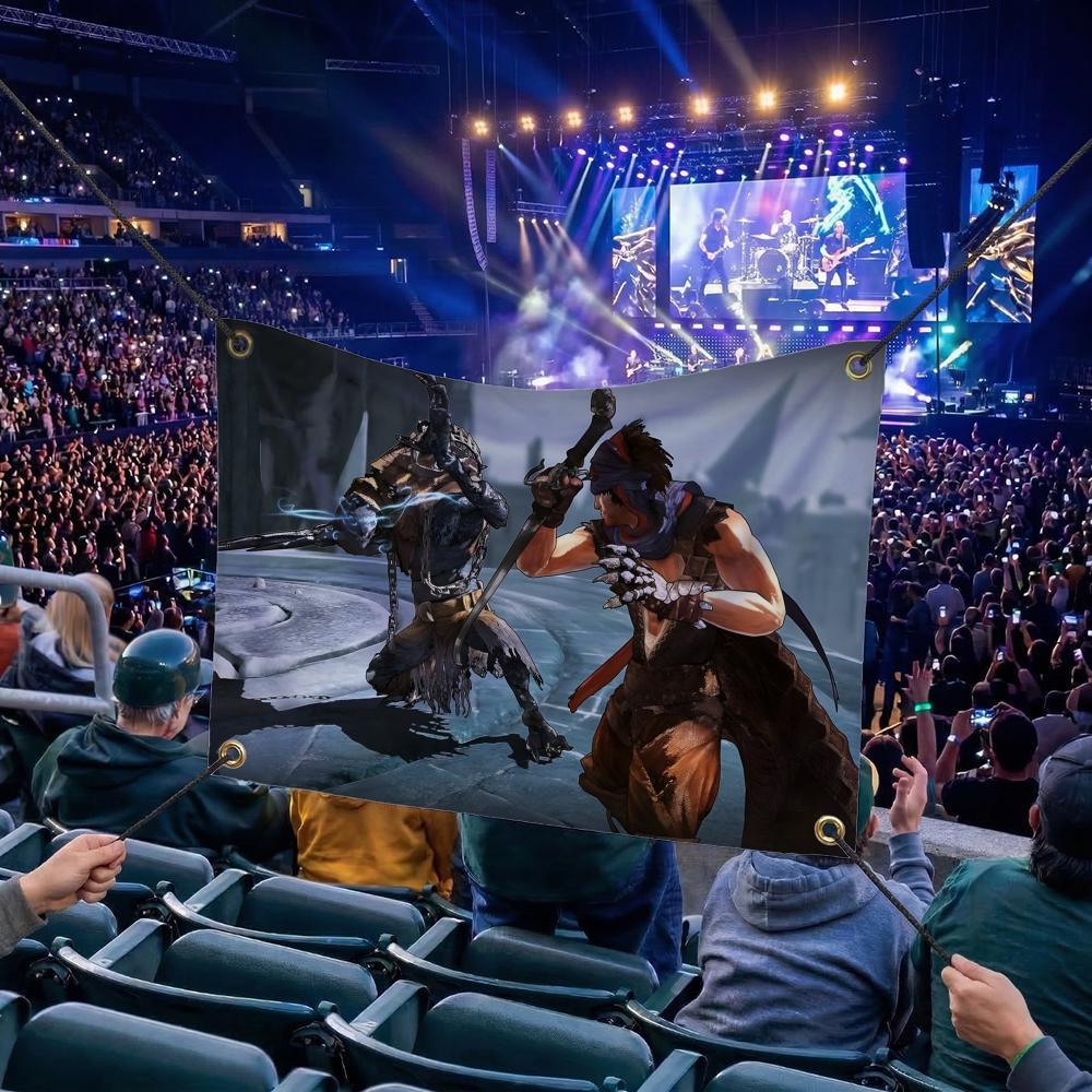 P-Prince of Persia MOVIE Flags Multi Size Atmosphere Flag, Cheerleading Hand Pulled Banner, Portable Outdoor Event Flag & Wall Decor for Sports, Parties, Home and Room Decoration