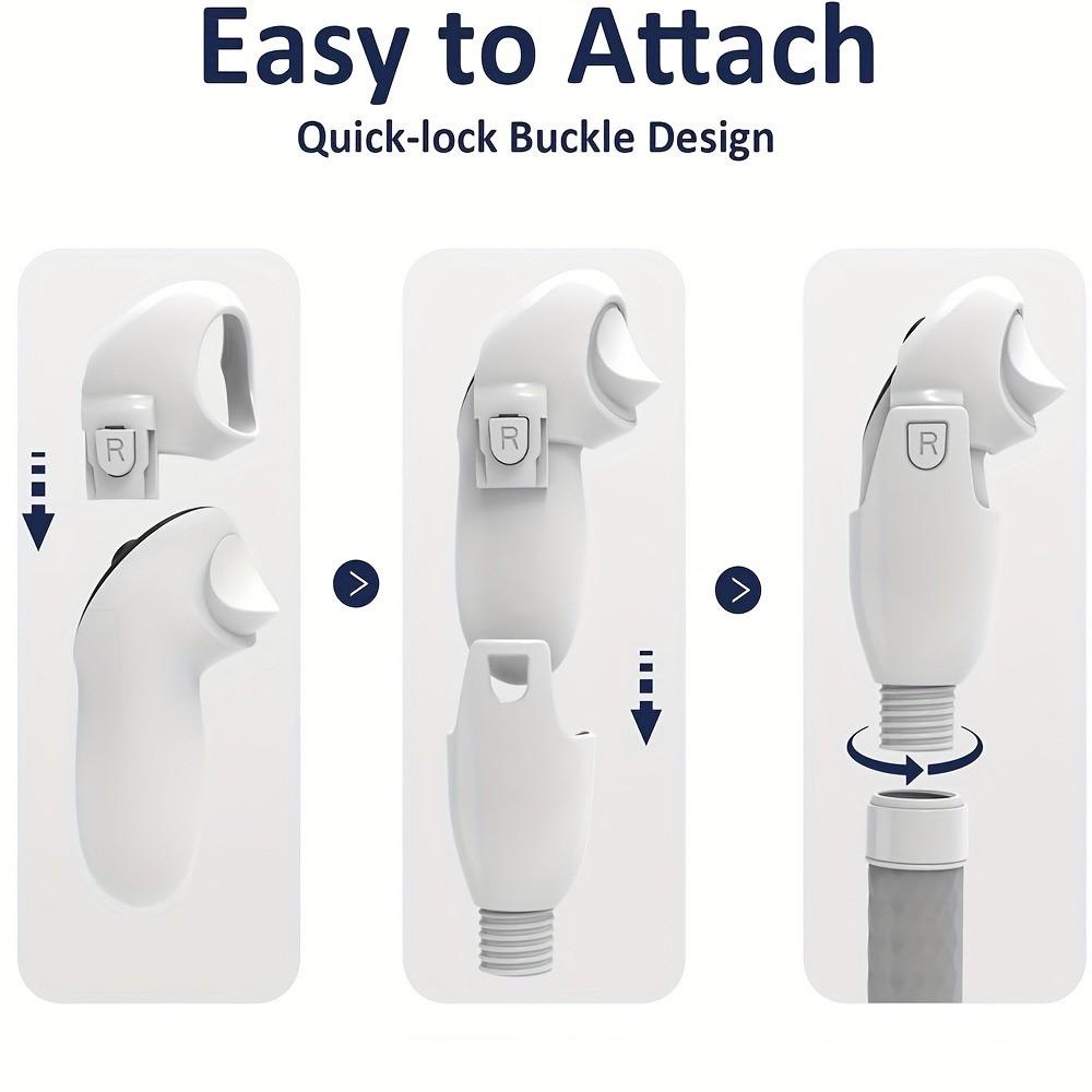 Meta Quest 3s/3 Abs Hard Grip Controller Extension, Enhanced Control for Oculus Quest 3/3s VR, Durable Accessory for Gaming