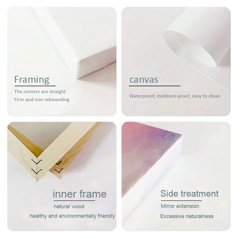 1pc Cute Banana Clock Canvas Art Print, Unframed Wall Decor for Kitchen Living Room Bedroom Office, Cartoon Style High-Quality Poster