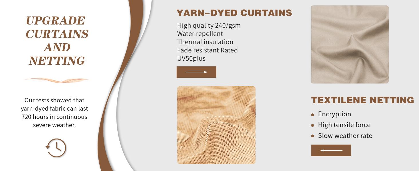 EROMMY Hardtop Gazebo, Outdoor Polycarbonate Double Roof Canopy, Aluminum Frame Permanent Pavilion with Curtains and Netting, Sunshade for Garden, Patio, Lawns EROMMY Hardtop Gazebo, Outdoor Polycarbonate Double Roof Canopy, Aluminum Frame Permanent Pavilion with Curtains and Netting, Sunshade for Garden, Patio, Lawns