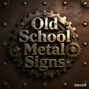 Old School Metal Signs