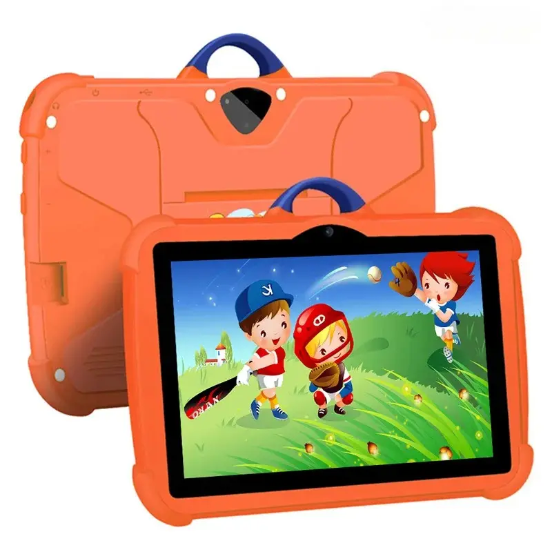 educational tablet  7 Inch Kids Tablet PC with Android 13 Quad Core 4GB RAM 64GB ROM Educational Learning Children's Favorite Cheap Simple Design