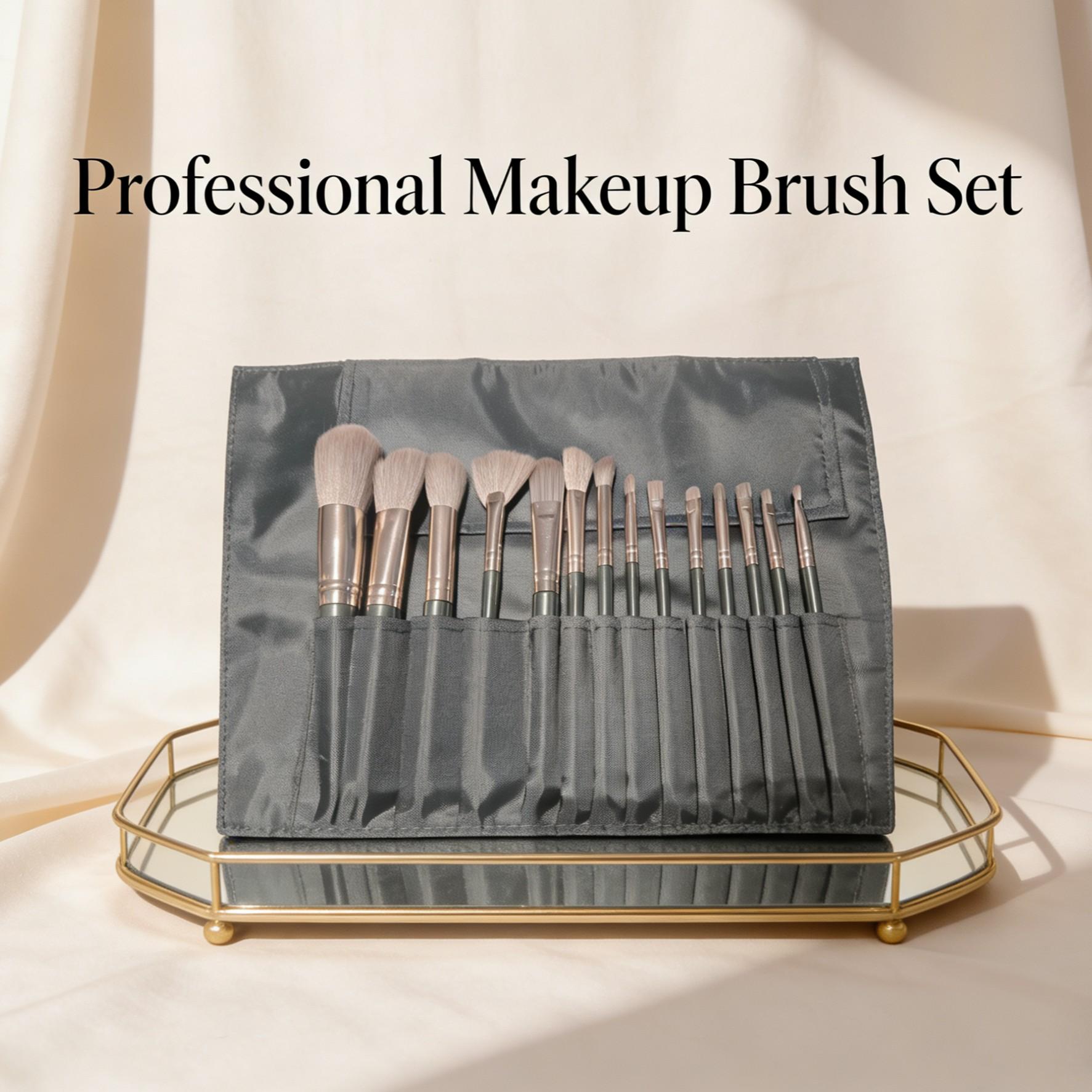 Makeup Brush Set for Women, Essential Beauty Tools, Perfect for Foundation, Blush, Highlighter, Long-Lasting & Smudge-Free Application