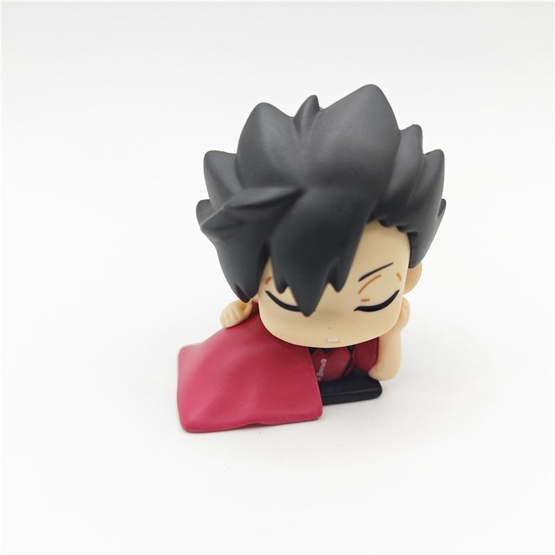 Haikyuu!! Sleep Series Mini Anime Figure Hinata Shoyo Kei Tsukishima Kozume Kenma Tetsurou Kuroo Collectible Model Toys