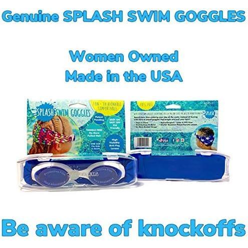 SWIM GOGGLES with Fabric Strap | -Free Swimming Goggles for