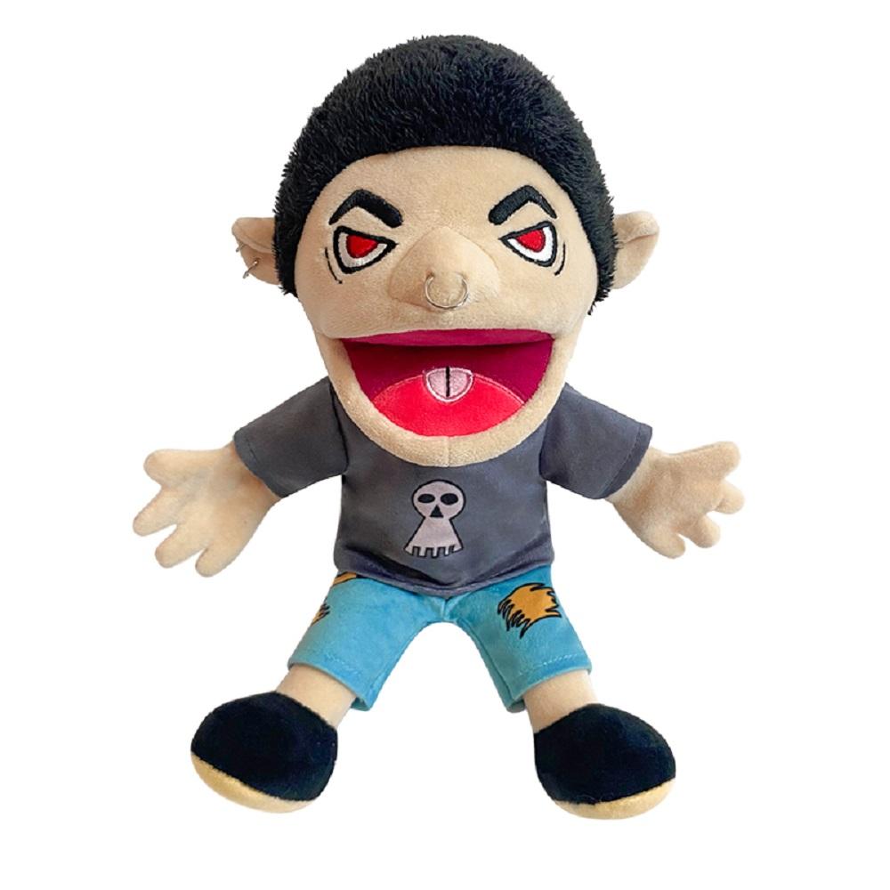 100% Brand New 30cm Jeffy Hand Puppet - Soft Adorable Stuffed Stuffedtoy, Sml Jeffy Family Figure, Zombie Boy Character, Feebee Doll for Classic & Novelty Toys Collection