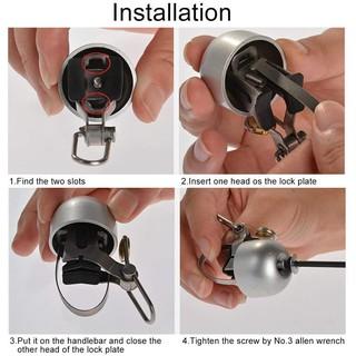 ROCKBROS Bike Bell Classic Bicycle Bell for Bike Ring Bell with Loud Sound Bells for Road Mountain Bike Handlebars Adults