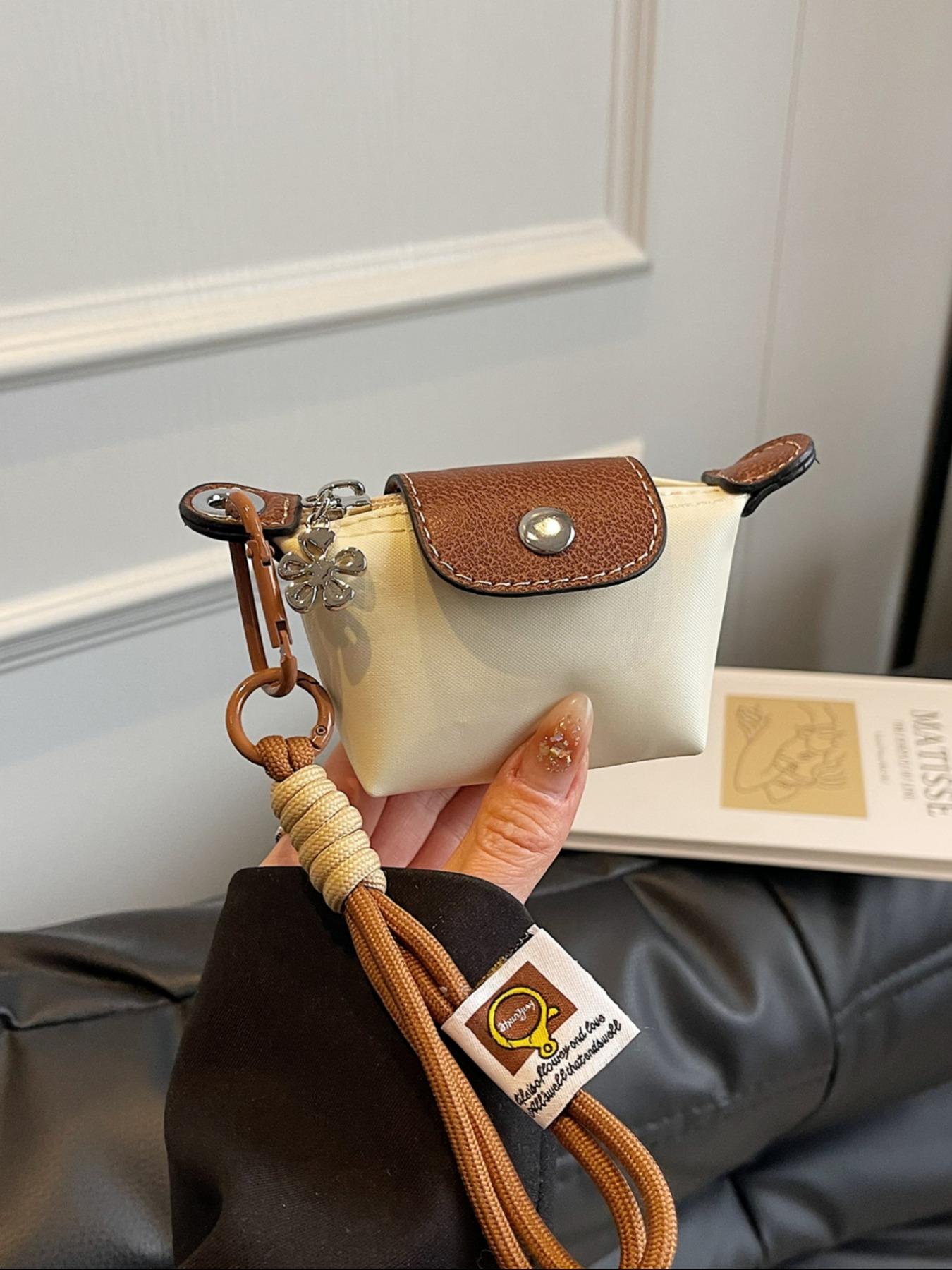 Women's Small Wallet with Detachable Nylon Wristband Coin Purse, Dual Pouch Wristlet, Zipper Closure, Decorative Bag, Christmas Gift for Young Girls, Gifts For Women